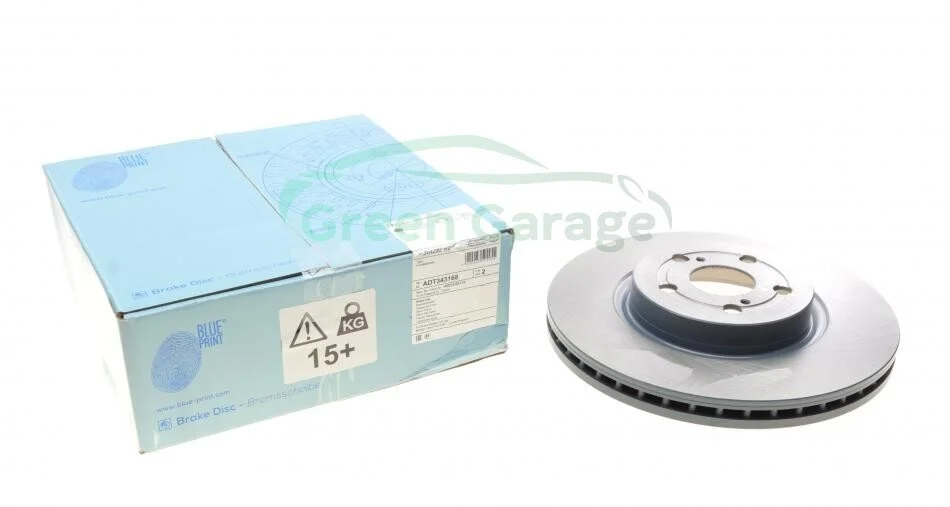 Диск тормозной передний Toyota Avensis II (пр-во Blue Print) BLUE PRINT ADT343168 (фото 1)