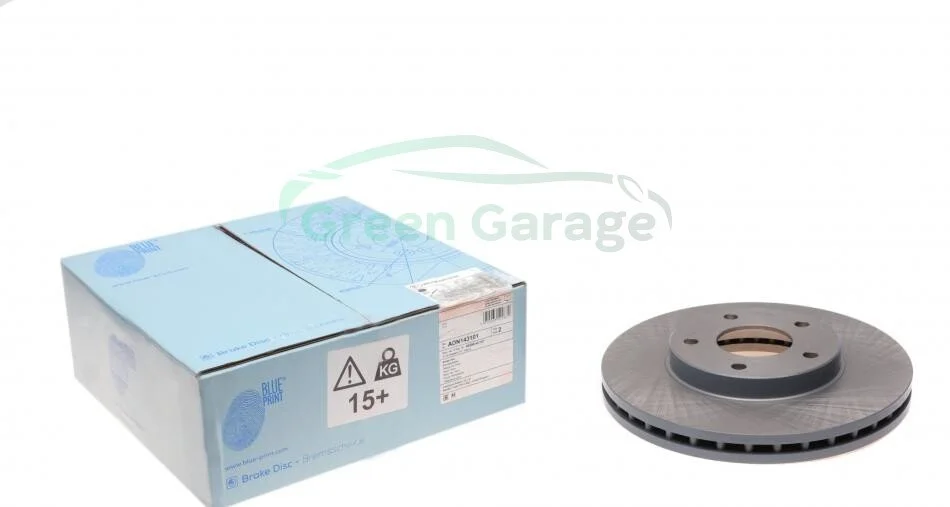 Диск тормозной передний Nissan (пр-во Blue Print) BLUE PRINT ADN143101 (фото 1)