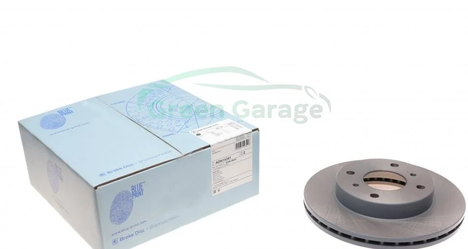 Диск тормозной передний Nissan (пр-во Blue Print) BLUE PRINT ADN14341 (фото 1)