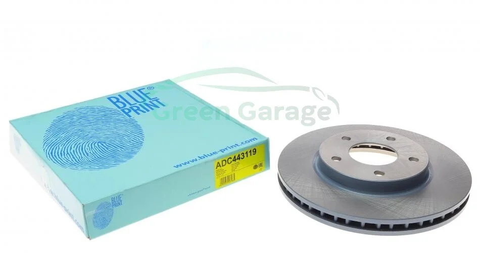 Диск тормозной передний Mitsubishi (пр-во Blue Print) BLUE PRINT ADC443119 (фото 1)
