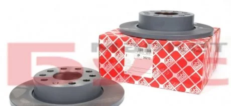 Диск тормозной SEAT, SKODA SUPERB, VW CADDY, GOLF задн. (пр-во FEBI) FEBI BILSTEIN 36215