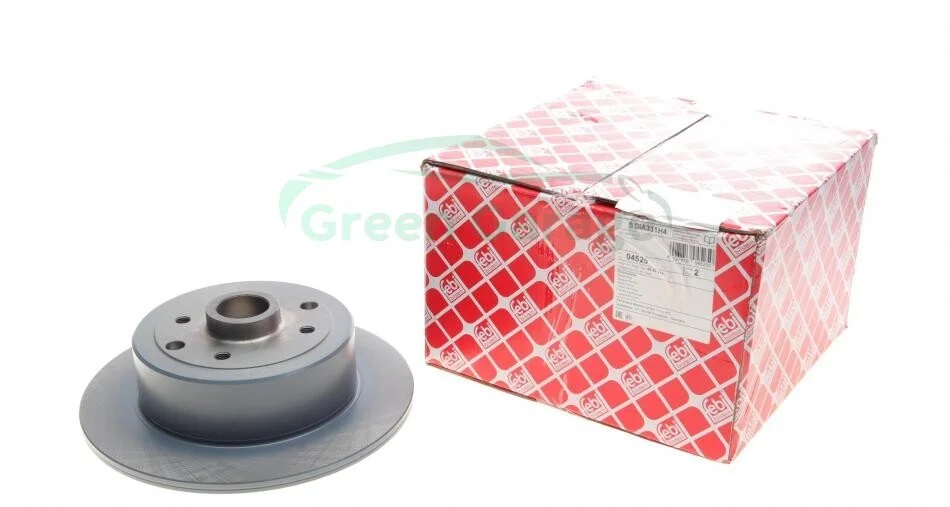 Диск тормозной OPEL KADETT E, ASTRA E, VECTRA A задн. (пр-во FEBI) FEBI BILSTEIN 04525 (фото 1)
