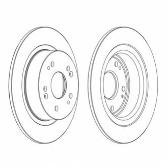 Гальмівний диск FERODO DDF1776C