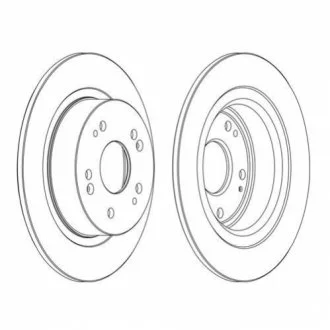 Гальмівний диск FERODO DDF1776C