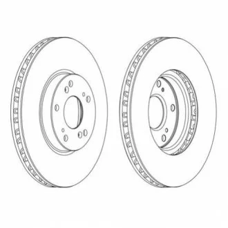 Гальмівний диск FERODO DDF1775C