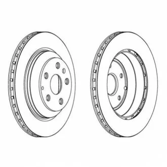 Гальмівний диск FERODO DDF1855C1