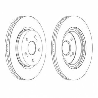 Гальмівний диск FERODO DDF1635C