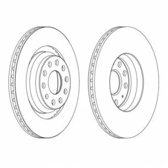Гальмівний диск FERODO DDF1503C