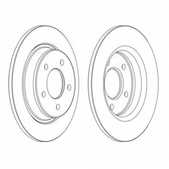 Гальмівний диск FERODO DDF1546C