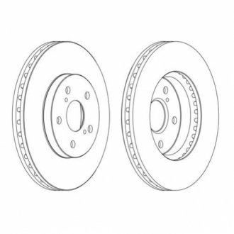 Гальмівний диск FERODO DDF1446C