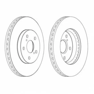 Гальмівний диск FERODO DDF1446C