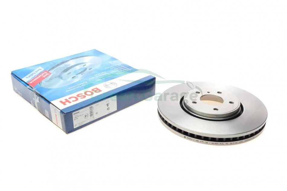 Диск тормозной NFINITI FX35,FX45 3.5I,4.5I 24V 03.01- передн. (пр-во Bosch) BOSCH 0986479T32 (фото 1)
