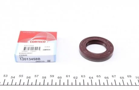 Сальник двигателя FRONT DAEWOO/CHEVROLET/OPEL 1,8/2,0 16V 31X50X8 FPM B1BAVISLRDX7 (пр-во Corteco) CORTECO 12013458B