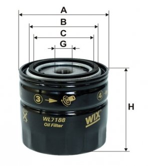 Фільтр масляний WIX WL7188