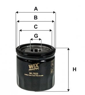 Фільтр масляний WIX WL7523