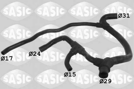 Шланг радіатора SASIC 3404003