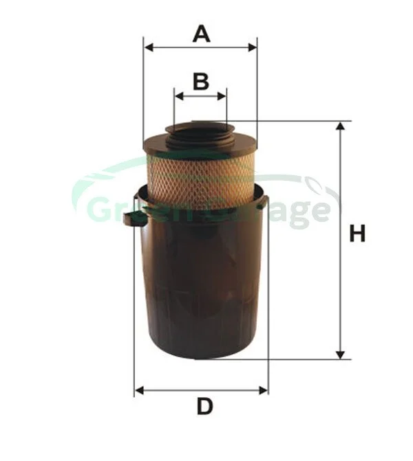 Фильтр воздушный /AK435 (пр-во -Filtron) WIX 42162E (фото 1)