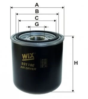 Фільтр повітря WIX 93118E