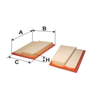 Фильтр воздушный MB C, E-CLASSE (W/S203, W/S211) 05- (левый+правый) (-FILTERS) WIX WA9504