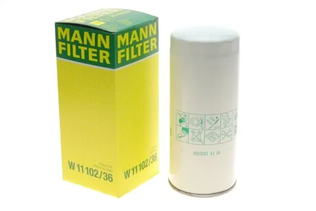 Фільтр мастил MANN W 11102/36