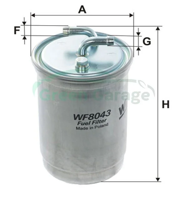 Фильтр топл. FORD /PP838 (пр-во -Filtron) WIX WF8043 (фото 1)