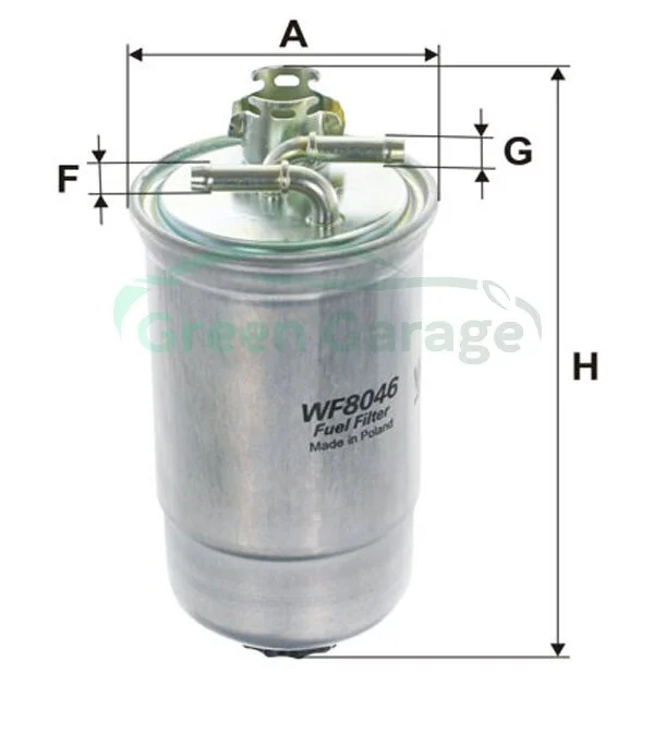 Фильтр топл. AUDI, VW, SKODA /PP839/1 (пр-во -Filtron) WIX WF8046 (фото 1)