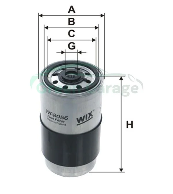 Фильтр топл. AUDI, VW /PP850 (пр-во -Filtron) WIX WF8056 (фото 1)