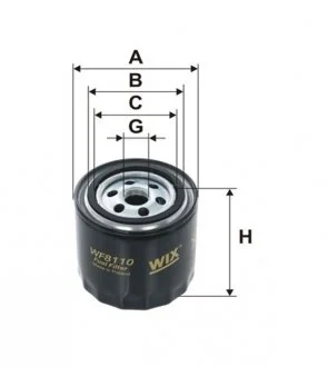 Фильтр топл. MAZDA 121 /PP922 (пр-во -Filtron) WIX WF8110
