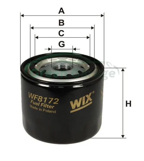 Фильтр топл. NISSAN, TOYOTA, БОГДАН /PP944 (пр-во -Filtron) WIX WF8172 (фото 1)