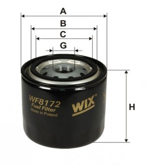 Фільтр палива WIX WF8172