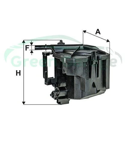 Фильтр топл. CITROEN /PS974/1 (пр-во -Filtron) WIX WF8360 (фото 1)