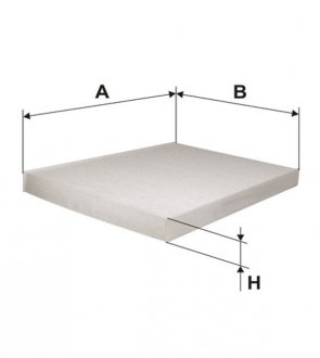 Фильтр салона AUDI, SKODA, VW /K1006 (-Filtron) WIX WP6812