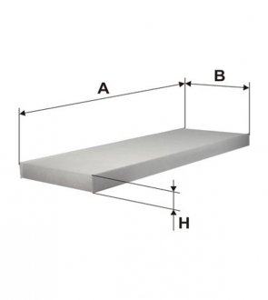 Фильтр салона OPEL VECTRA B /K1009 (-Filtron) WIX WP6818