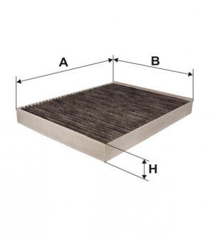 Фильтр салона VW T5 /K1155A угольный (-Filtron) WIX WP9167