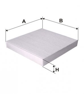 Фильтр салона MITSUBISHI LANCER VII, OUTLANDER VII 2.0-2.2DID /K1241 (-Filtron) WIX WP9322