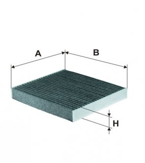 Фильтр салона Lexus; Subaru; Toyota угольный (-Filtron) WIX WP9291