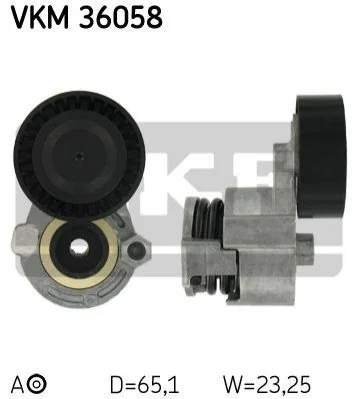 Шків натяжний SKF VKM 36058 (фото 1)