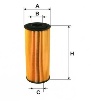 Фильтр масляный двигателя AUDI, VW /OE640/1 (пр-во -Filtron) WIX WL7008