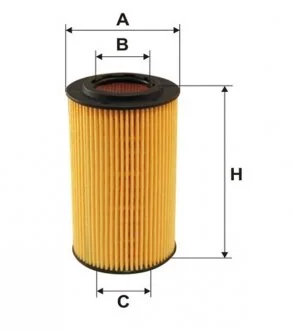 Фильтр масляный двигателя MERCEDES /OE640/2 (пр-во -Filtron) WIX WL7009