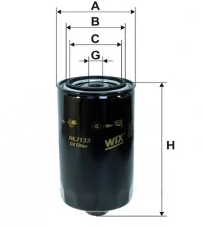Фільтр оливи WIX WL7133