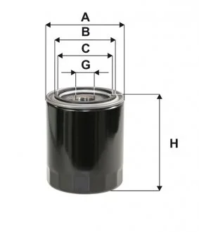 Фильтр масляный двигателя TOYOTA /OP619/1 (пр-во -Filtron) WIX WL7175