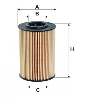 Фильтр масляный двигателя AUDI SEAT SKODA VOLKSWAGEN /OE688 (-Filtron) WIX WL7476