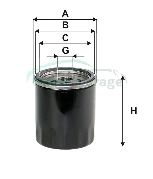Фильтр масляный двигателя FORD 1.0-2.0 EcoBoost 10- (пр-во -FILTERS) WIX WL7510 (фото 1)