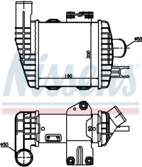 Радіатор наддуву NISSENS 96661