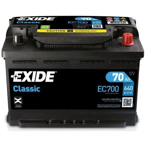 Акумулятор EXIDE EC700 (фото 1)