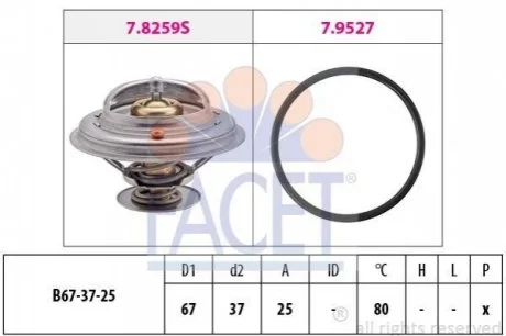 Термостат FACET 7.8259