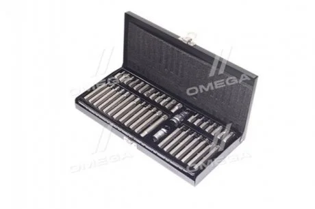 Набор насадок отверточных : адаптеры 1/2", 3/8",HEX SPLINE TORX CrV[мет. Кейс] 40 шт YATO YT0400
