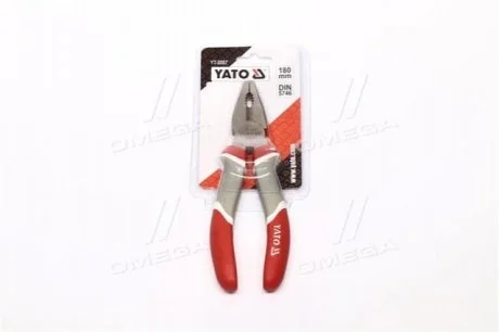 Плоскогубцы комбинированные : L = 180 мм [6/60], шт YATO YT2007
