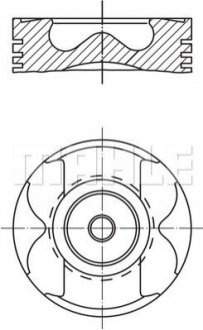 Поршень MAHLE / KNECHT 004 57 03