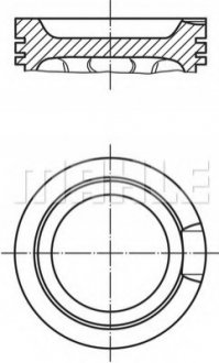 Поршень MAHLE / KNECHT 033 16 02